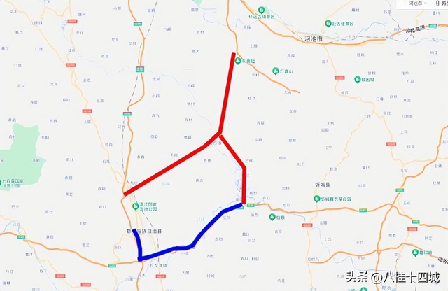 宜州到都安二级路（最新，宜州至都安高速路线为什么又选择E线，原因是这）