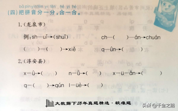 u和声母相拼时都要加两点吗（小学一年级语文u和ü音节合分声母韵母拼写方法题目知识点总结）