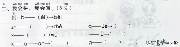 u和声母相拼时都要加两点吗（小学一年级语文u和ü音节合分声母韵母拼写方法题目知识点总结）